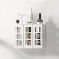 Hair Straightener Storage Rack Wall Mounted Holder
