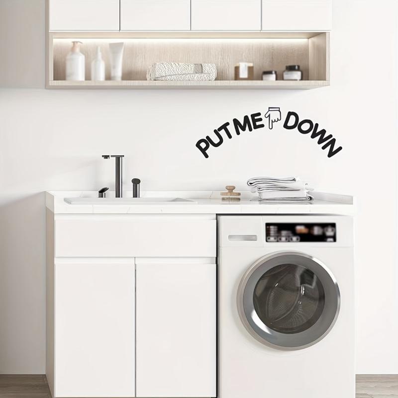 Toilet Seat Sticker Self-adhesive Creative Tips Room Decor