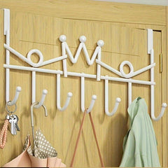 Crown Over Door Hook 7 Hook Over Door Hanger Bathroom Accessories