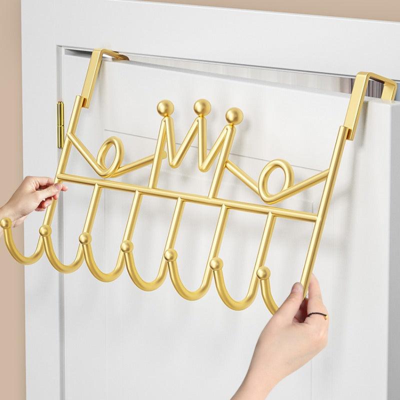 Crown Over Door Hook 7 Hook Over Door Hanger Bathroom Accessories