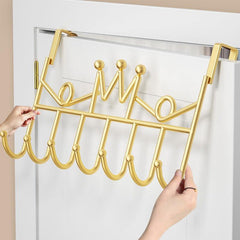 Crown Over Door Hook 7 Hook Over Door Hanger Bathroom Accessories