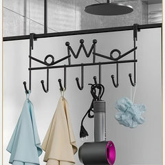 Crown Over Door Hook 7 Hook Over Door Hanger Bathroom Accessories