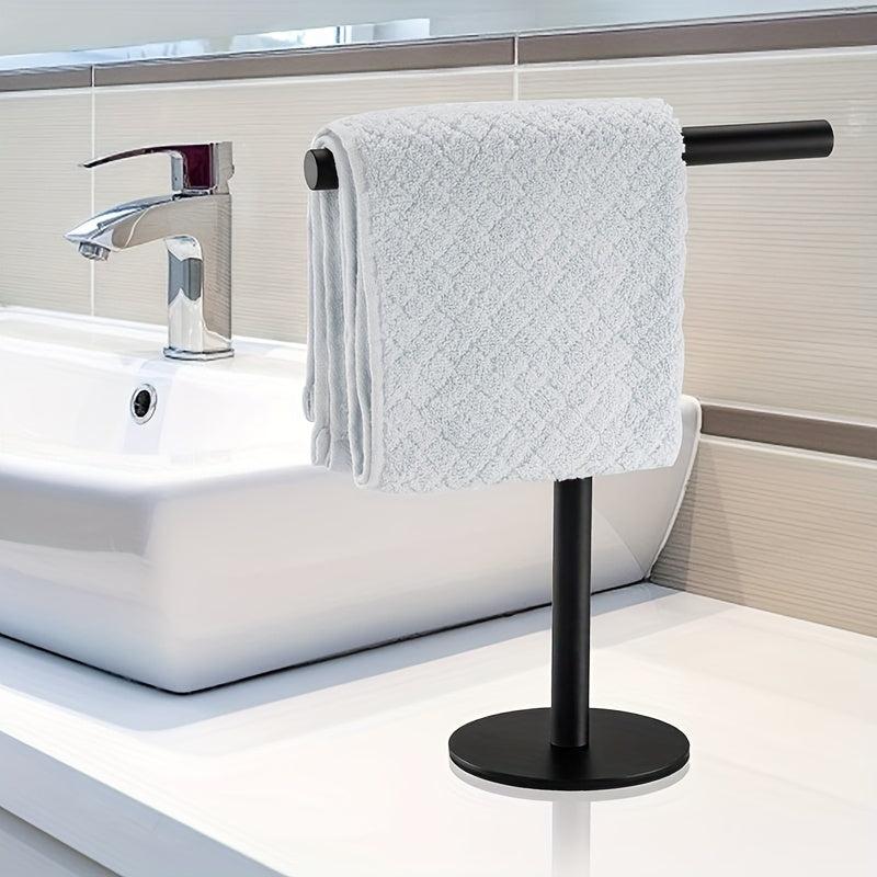 Stainless Steel T-shaped Towel Rack Stand