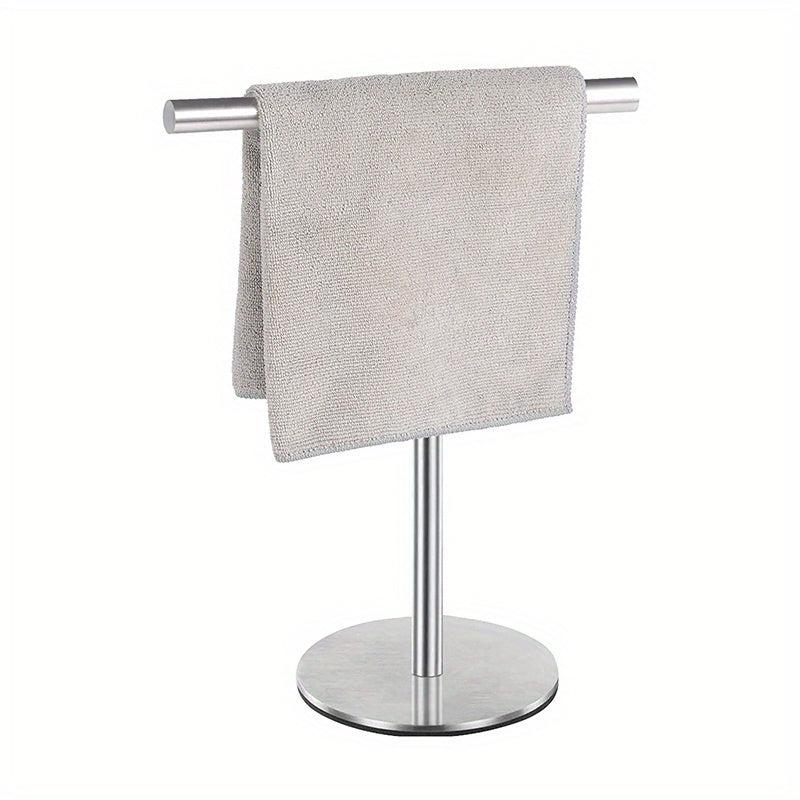 Stainless Steel T-shaped Towel Rack Stand
