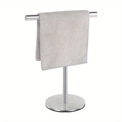 Stainless Steel T-shaped Towel Rack Stand