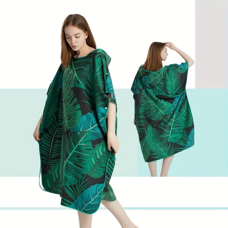 Hooded Surf Poncho Towel for Fast Drying