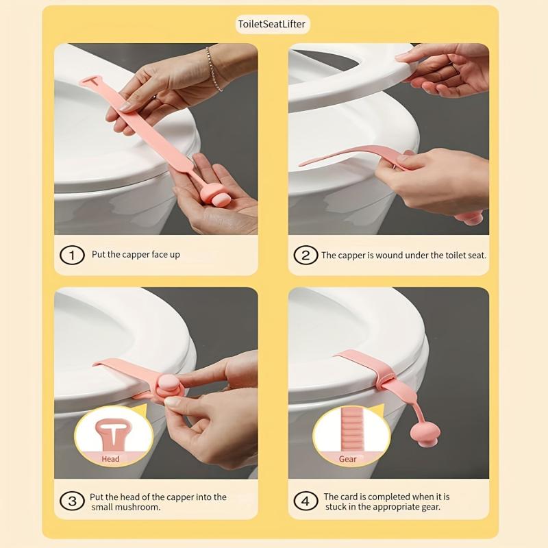 Mushroom Toilet Seat Lifter for a Fun Bathroom