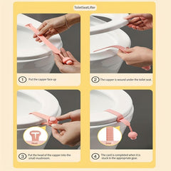 Mushroom Toilet Seat Lifter for a Fun Bathroom