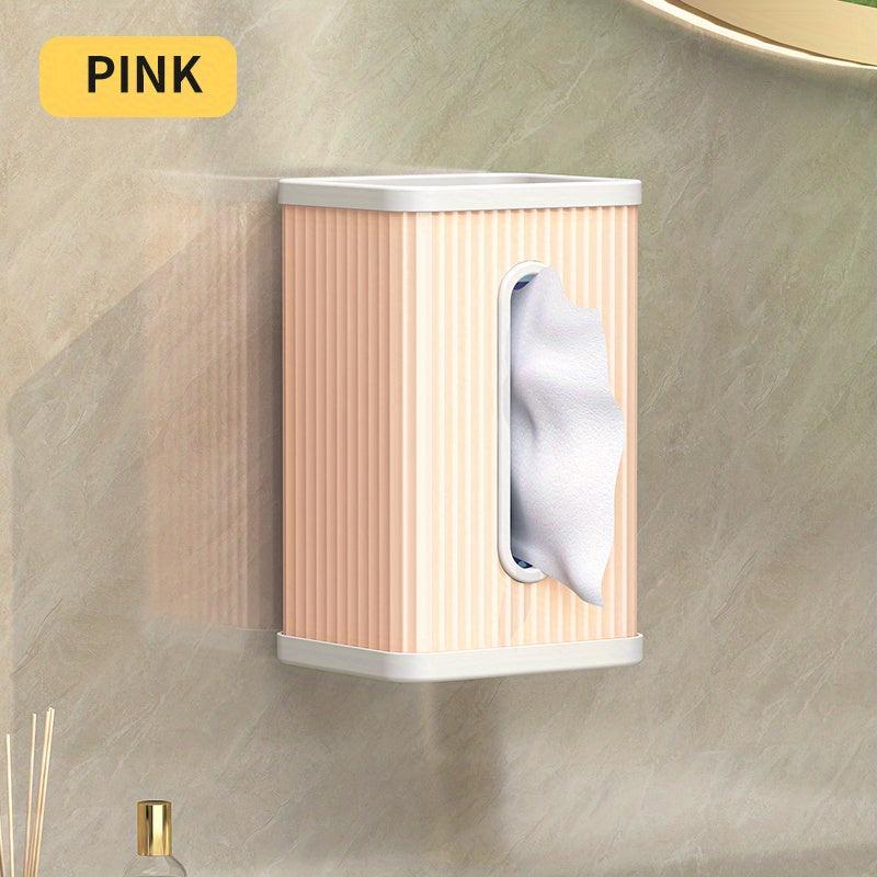 Wall Mounted Tissue Box Holder Waterproof Tissue Storage Box