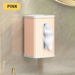 Wall Mounted Tissue Box Holder Waterproof Tissue Storage Box