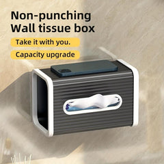 Wall Mounted Tissue Box Holder Waterproof Tissue Storage Box