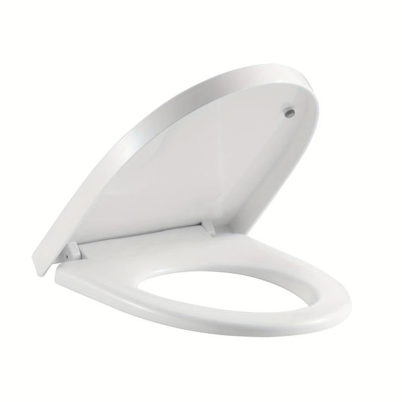 Bathroom Elongated Toilet Seat Cover Slow Close Lid