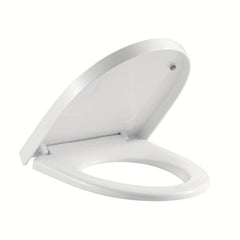 Bathroom Elongated Toilet Seat Cover Slow Close Lid