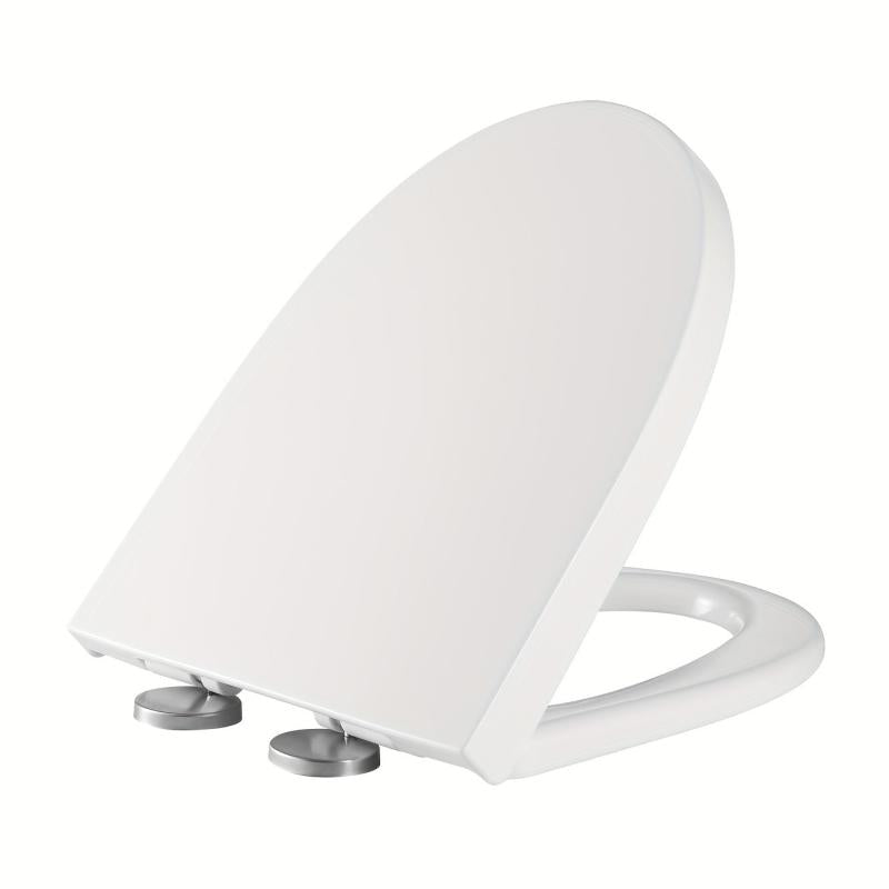 Bathroom Elongated Toilet Seat Cover Slow Close Lid