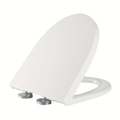 Bathroom Elongated Toilet Seat Cover Slow Close Lid