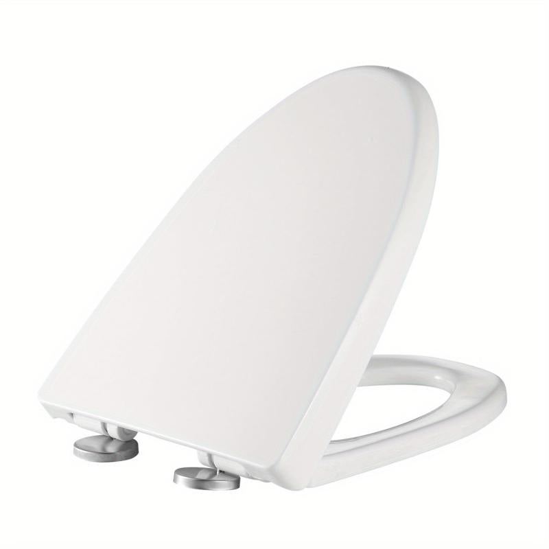 Bathroom Elongated Toilet Seat Cover Slow Close Lid