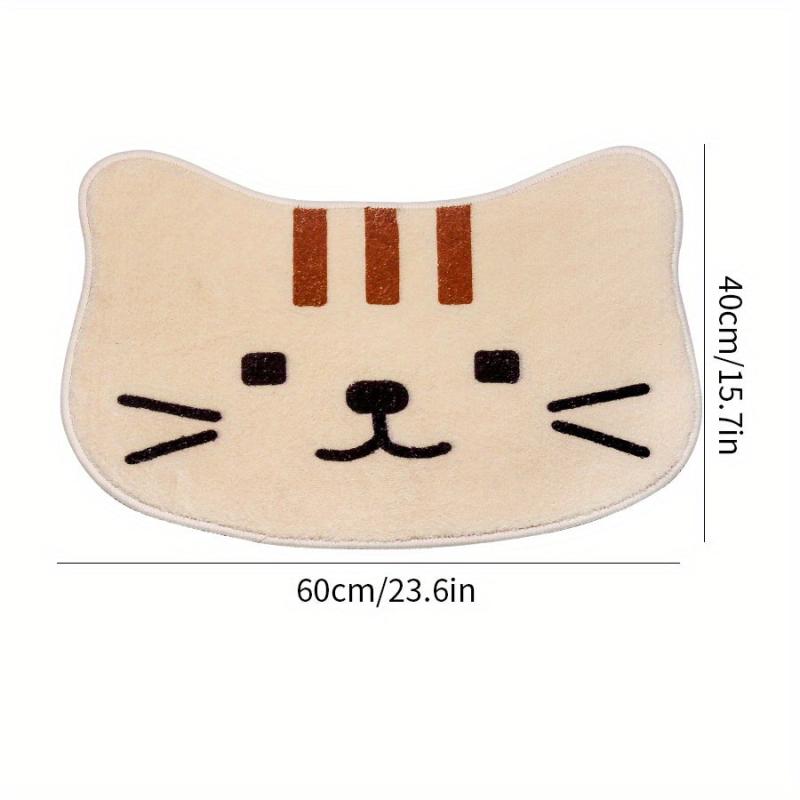 Soft Cat Floor Mat Absorbent Non Slip Bath Rug Home Bathroom Decor