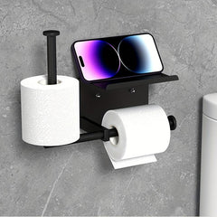 Toilet Roll Holder Shelf Bathroom Tissue Storage Rack