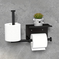 Toilet Roll Holder Shelf Bathroom Tissue Storage Rack
