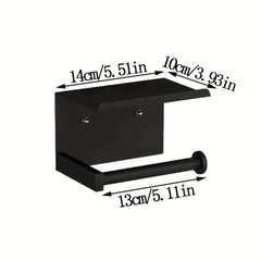 Toilet Roll Holder Shelf Bathroom Tissue Storage Rack