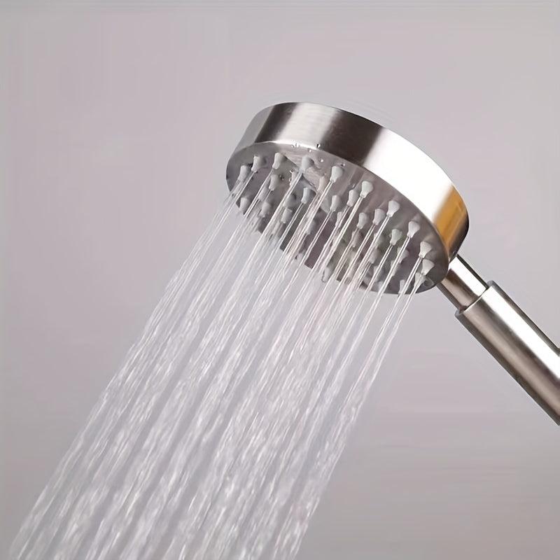 Stainless Steel Handheld Shower Head Round Bathroom Accessories