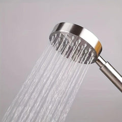 Stainless Steel Handheld Shower Head Round Bathroom Accessories
