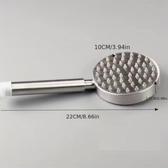 Stainless Steel Handheld Shower Head Round Bathroom Accessories