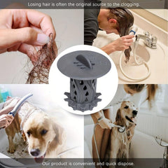 Bathroom Drain Hair Catcher Sink Strainer Filter Tub Shower Drain Protector