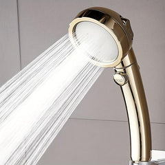 Adjustable High Pressure Shower Head 3 Modes Handheld Spray ON OFF Switch