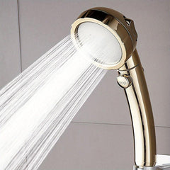Adjustable High Pressure Shower Head 3 Modes Handheld Spray ON OFF Switch