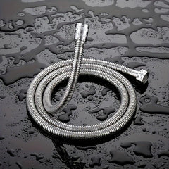 Stainless Steel Shower Head Hose 56-69in Extra Long Replacement Bathroom Tube