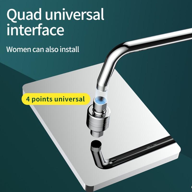 Top Spray Shower Head Fixed Square Rainfall Bathroom Accessories