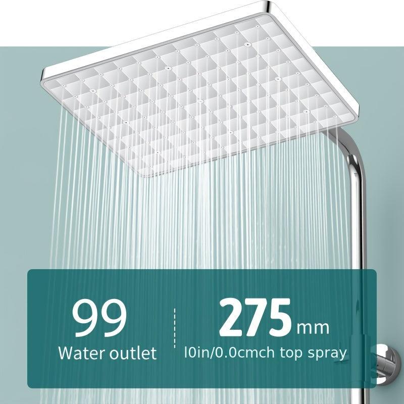 Top Spray Shower Head Fixed Square Rainfall Bathroom Accessories