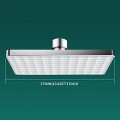 Top Spray Shower Head Fixed Square Rainfall Bathroom Accessories