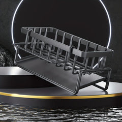 Sink Caddy Organizer Stainless Steel Soap Sponge Holder Sink Storage Rack