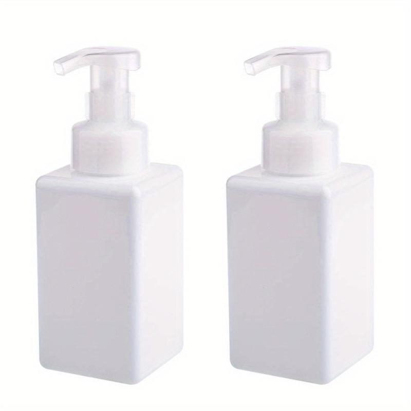 2pcs Foaming Soap Dispenser 450ml Square Pump Bottle B
