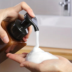2pcs Foaming Soap Dispenser 450ml Square Pump Bottle B
