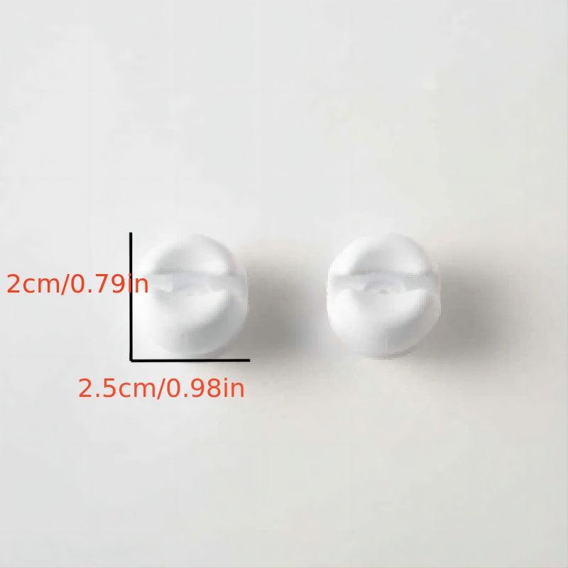 2pcs Plastic Wall Mounted Toothbrush Holder