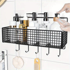 Shower Caddy Shelf Organizer Wall Mounted Metal Bathroom Hanging