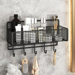 Shower Caddy Shelf Organizer Wall Mounted Metal Bathroom Hanging