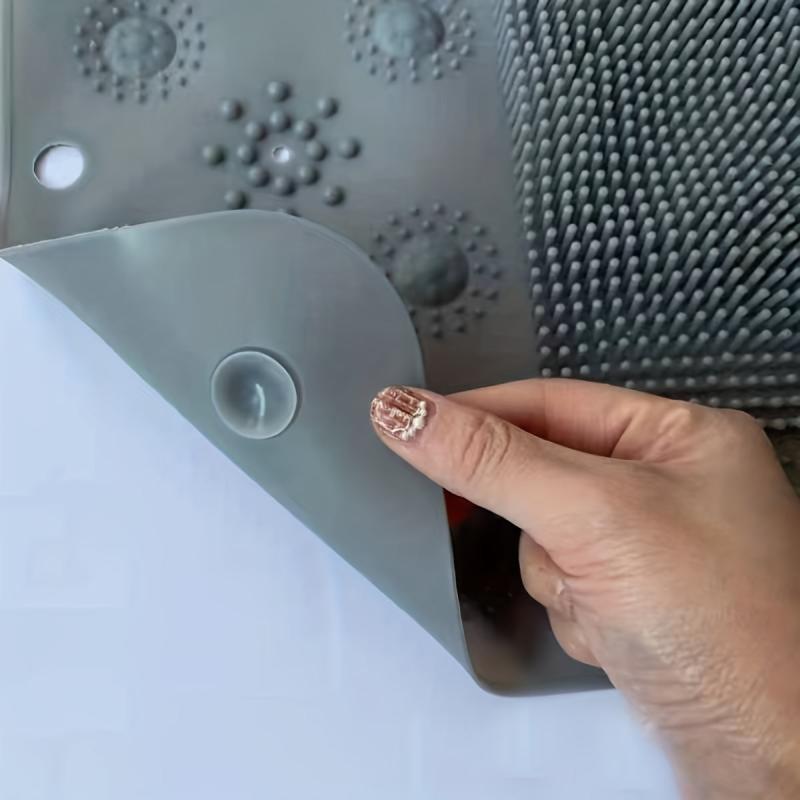Foot Massage Shower Mat with Suction Cups for Bathroom