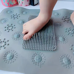 Foot Massage Shower Mat with Suction Cups for Bathroom