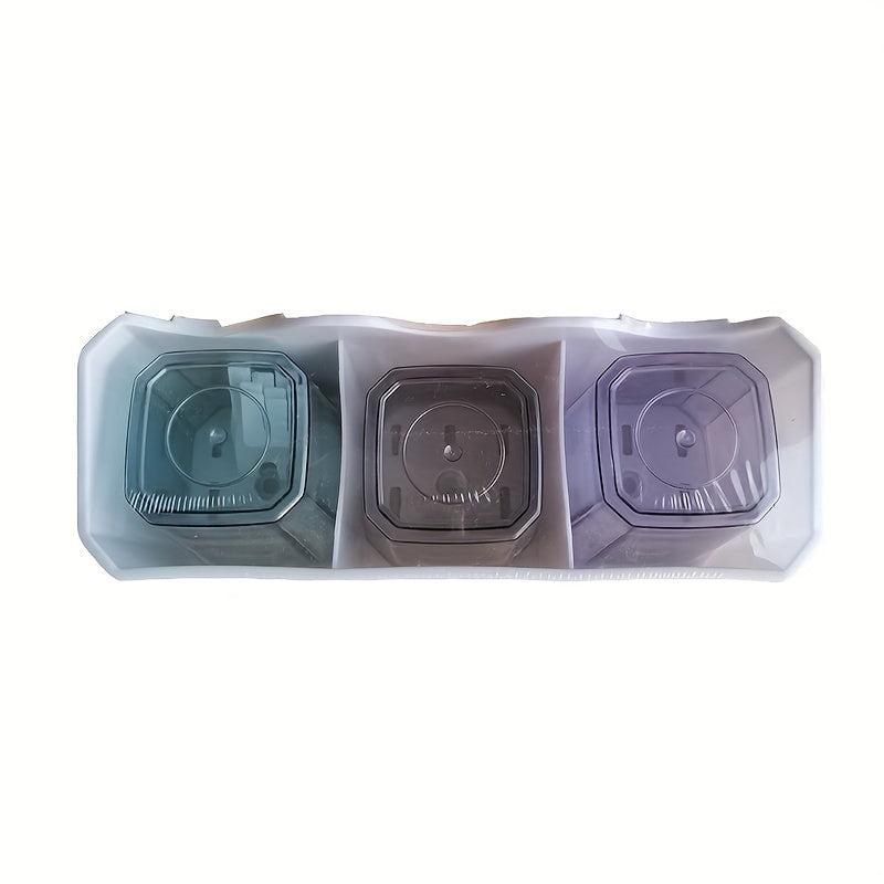 Toothbrush Holder Dispenser Wall Mounted Storage Rack Organizer