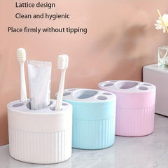 Toothbrush Holder with Grid for Home and Bathroom Storage
