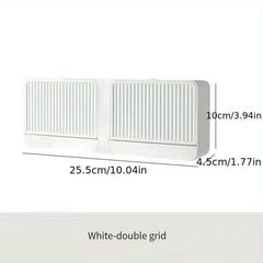 Wall Mounted Soap Dish With Lid Plastic Drain Soap Tray Soap Holder