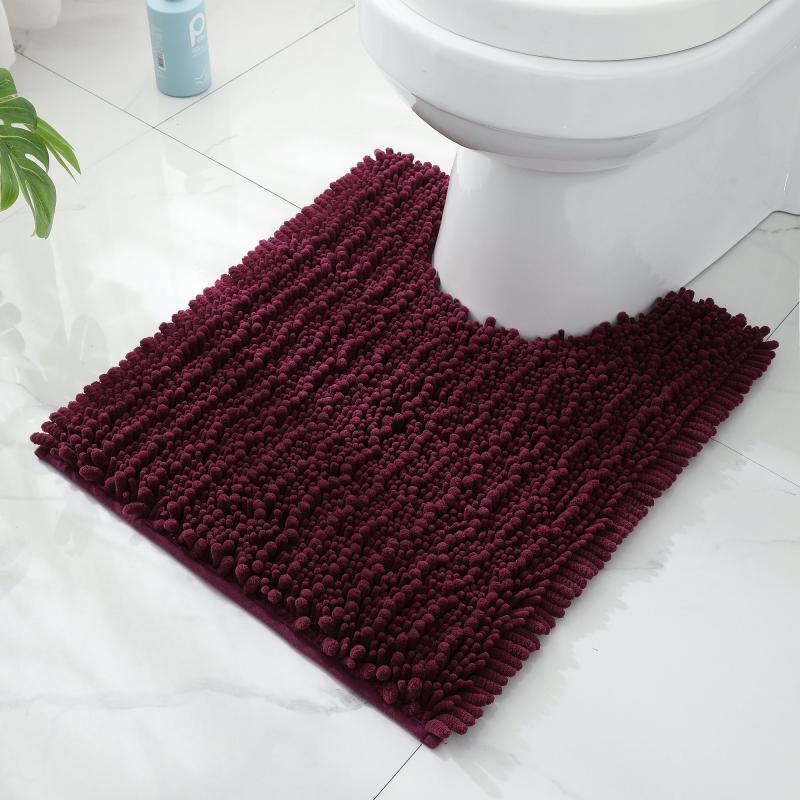 U Shaped Toilet Rug 24 X 20 Soft Plush Bath Bathroom Rug