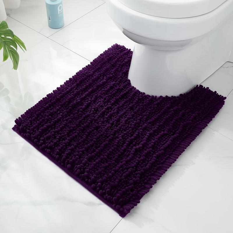 U Shaped Toilet Rug 24 X 20 Soft Plush Bath Bathroom Rug