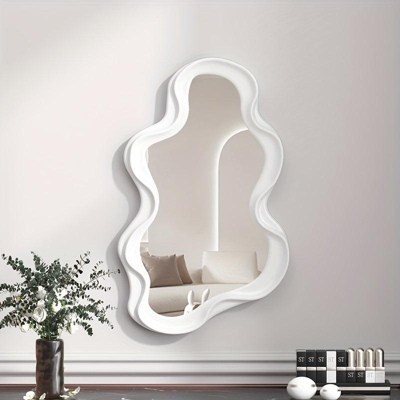 Cloud Shaped Mirror Wall Hanging Irregular Makeup Mirror