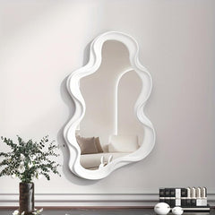Cloud Shaped Mirror Wall Hanging Irregular Makeup Mirror