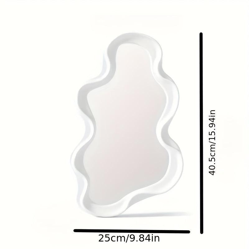 Cloud Shaped Mirror Wall Hanging Irregular Makeup Mirror